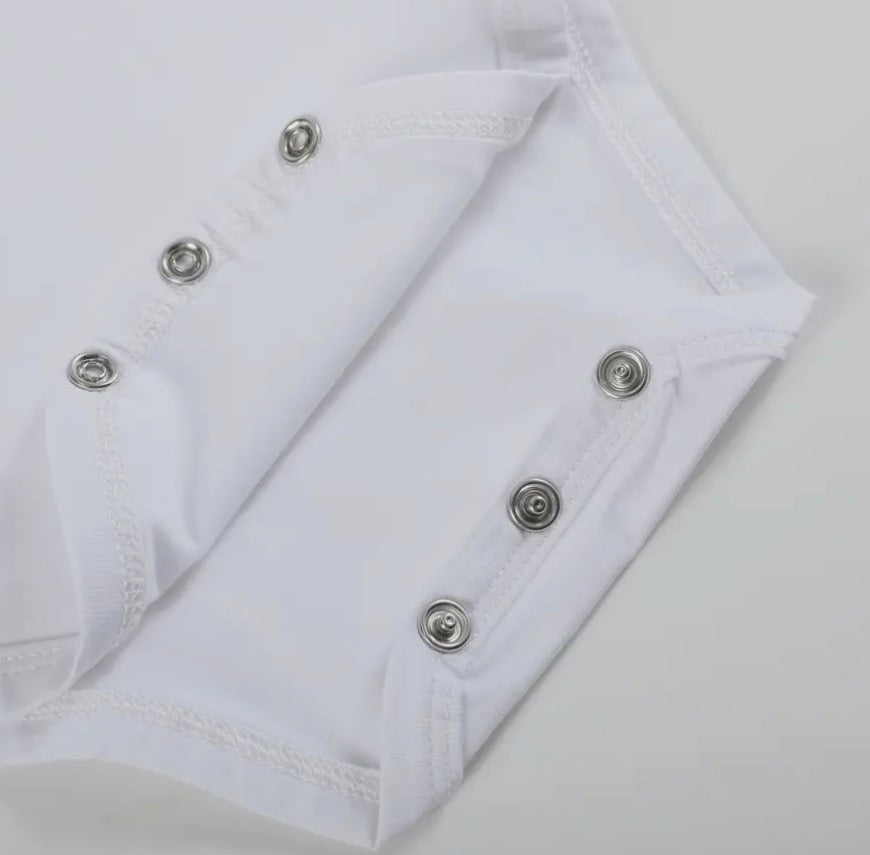 Carmel Pink Cotton Floral Frill Baby Bodysuit