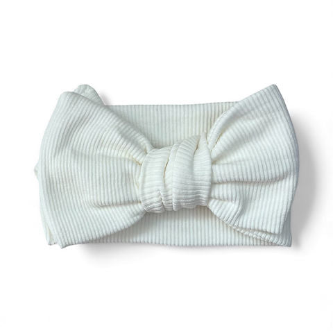 Celeste Bow 3-Piece Set - Frill Wrap Top, Footed Leggings & Matching Headband