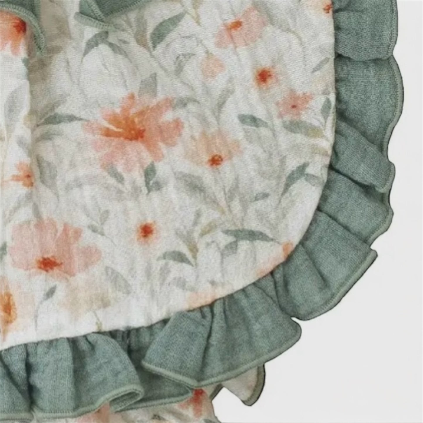 Sage Bloom Frill Set