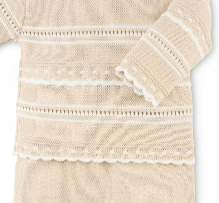 Taupe 2 piece knitted set