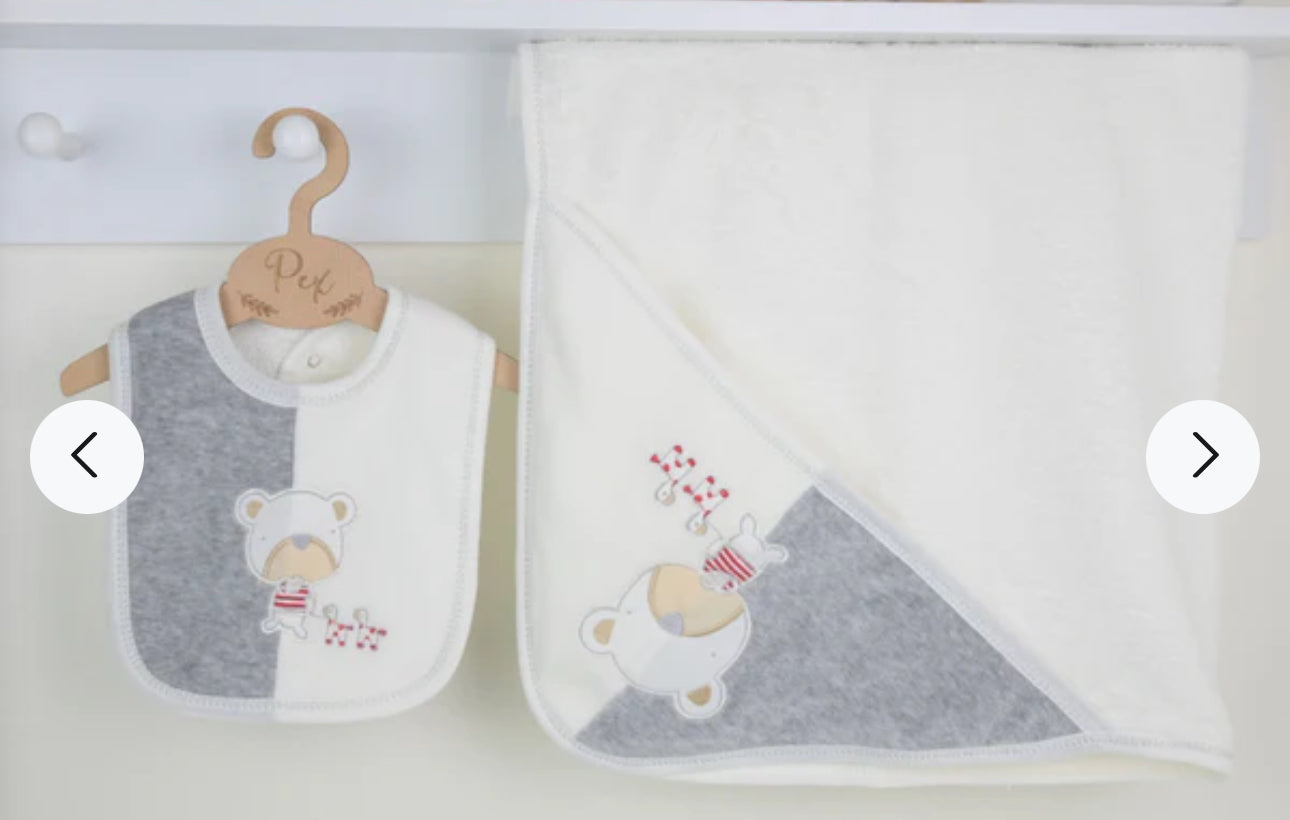 Playtime Bundle - Babygrow, Towel and Bib Set