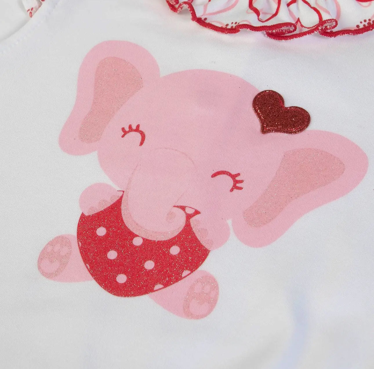 Emmie Elephant Organic Romper