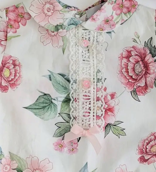 Beau Kid - Floral Bloom Romper & Headband Set