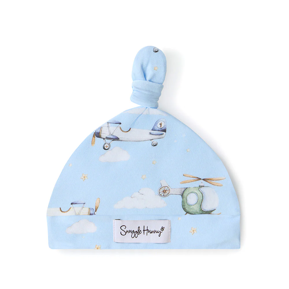 Taking Flight Organic Knotted Beanie