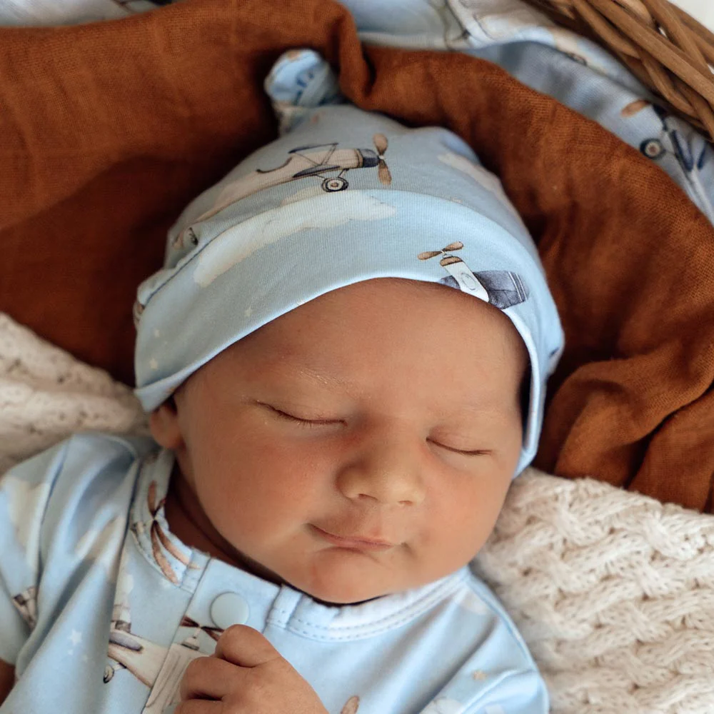 Taking Flight Organic Knotted Beanie