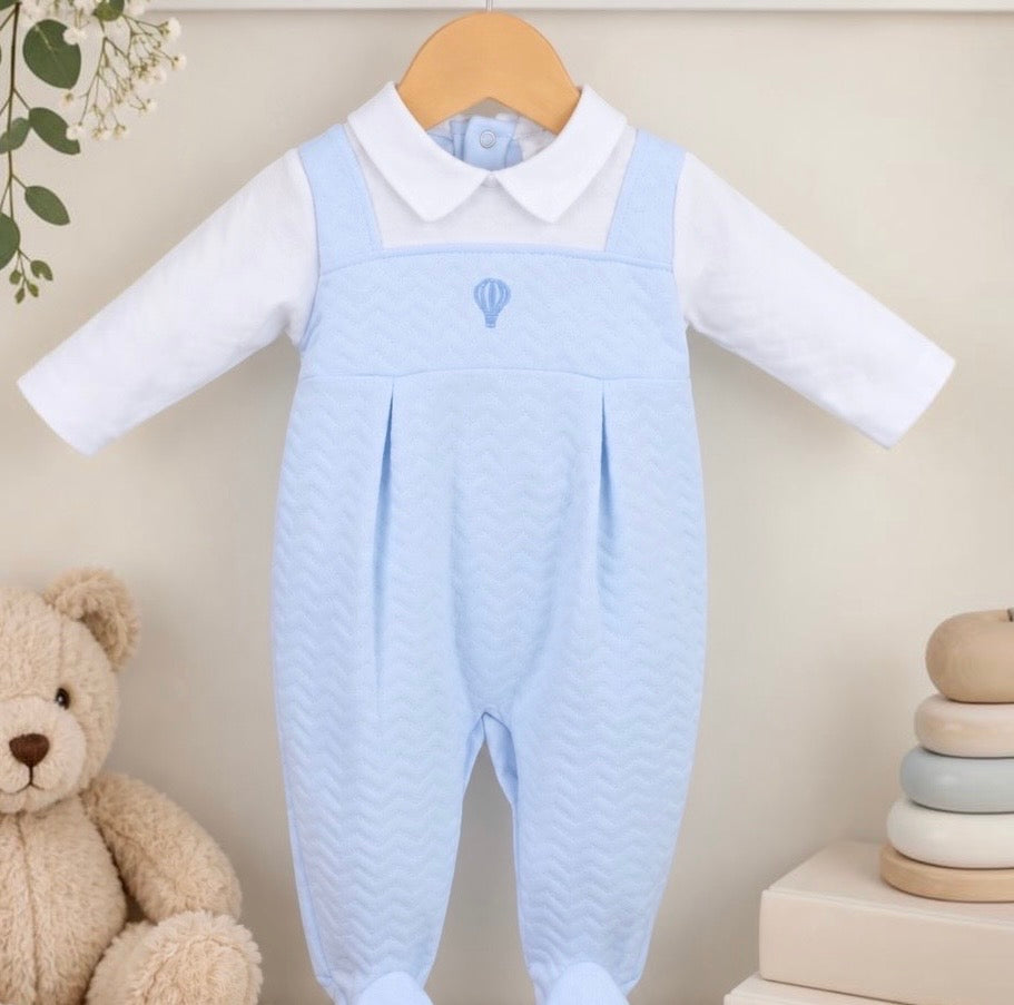 Theo Embroidered Sleepsuit