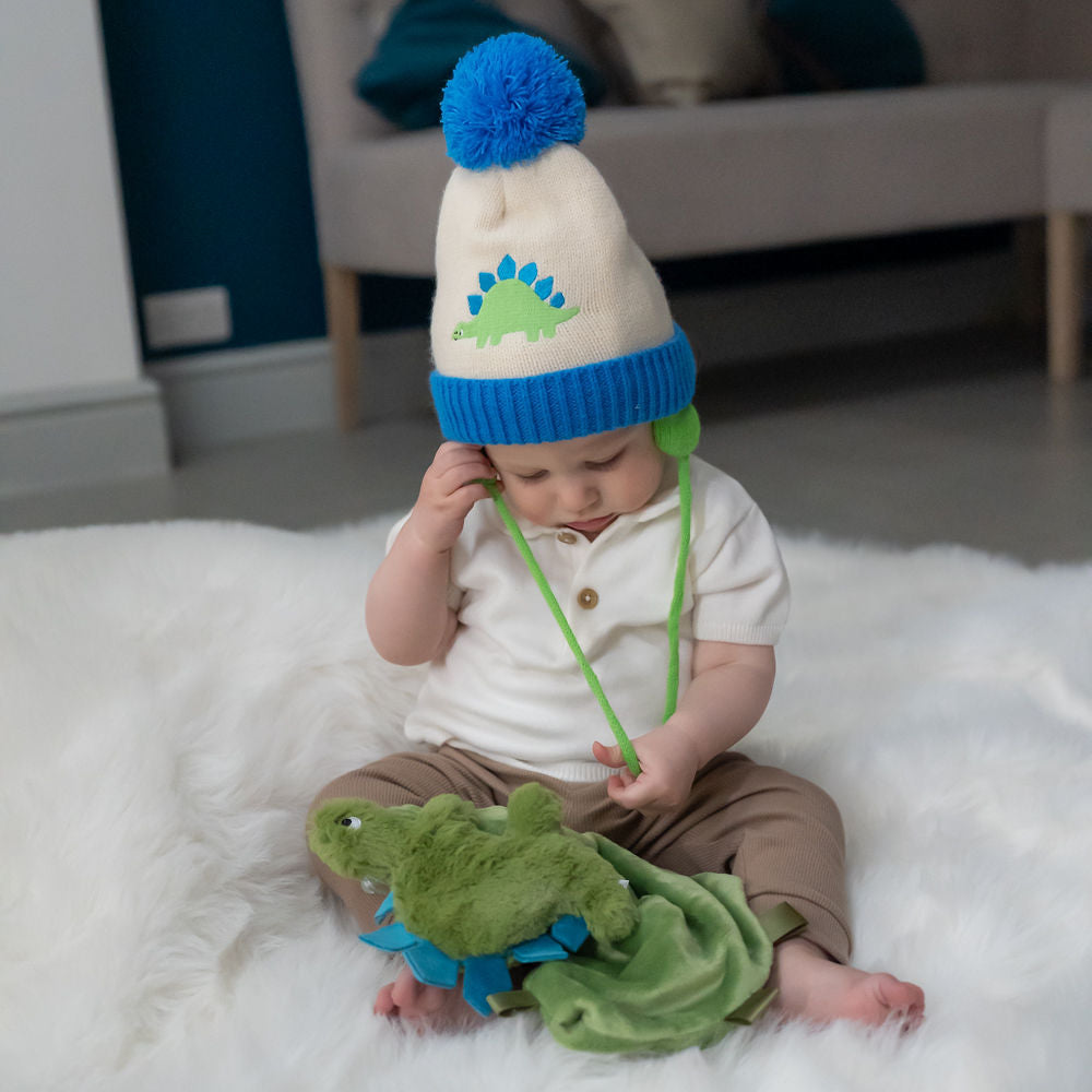 Little Dino Hat and Mittens Set | 0-12 Months