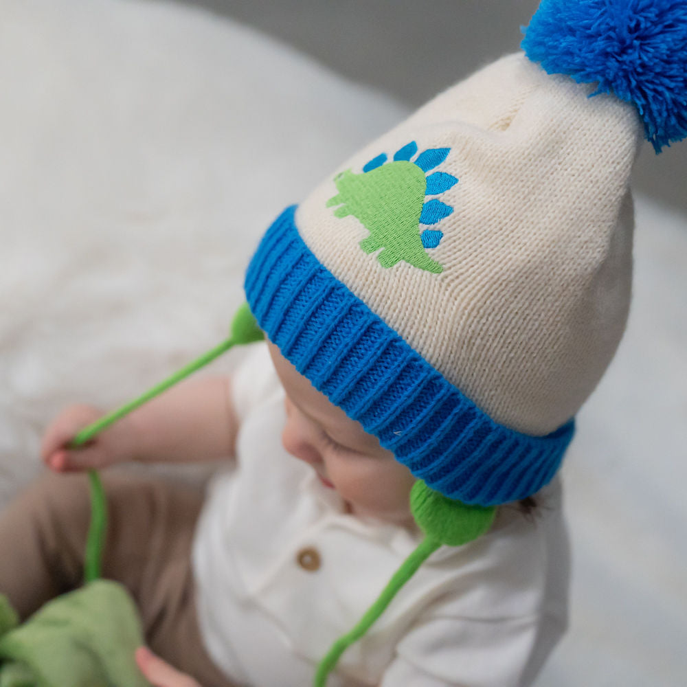 Little Dino Hat and Mittens Set | 0-12 Months