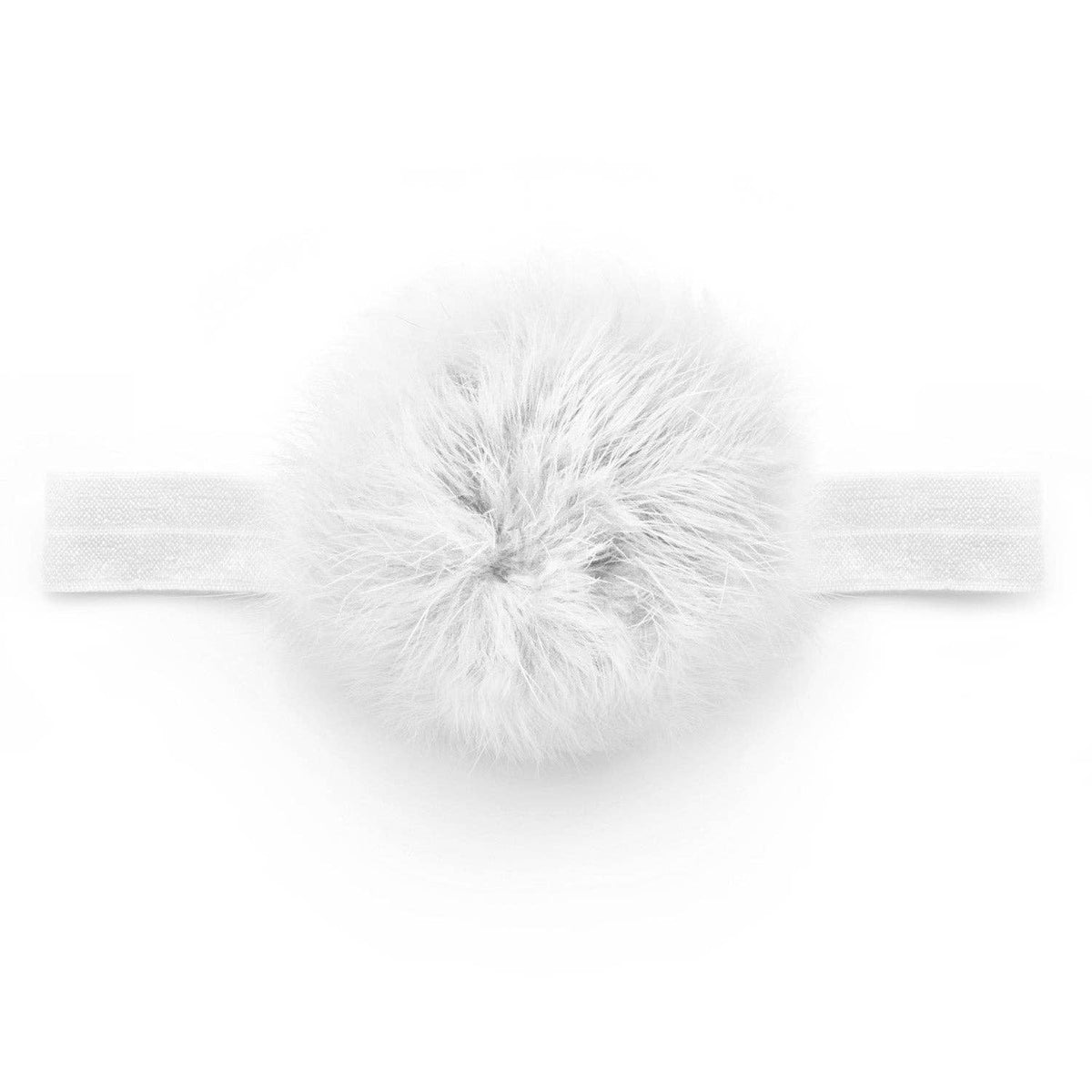 Off-White Pom Pom Baby Headband
