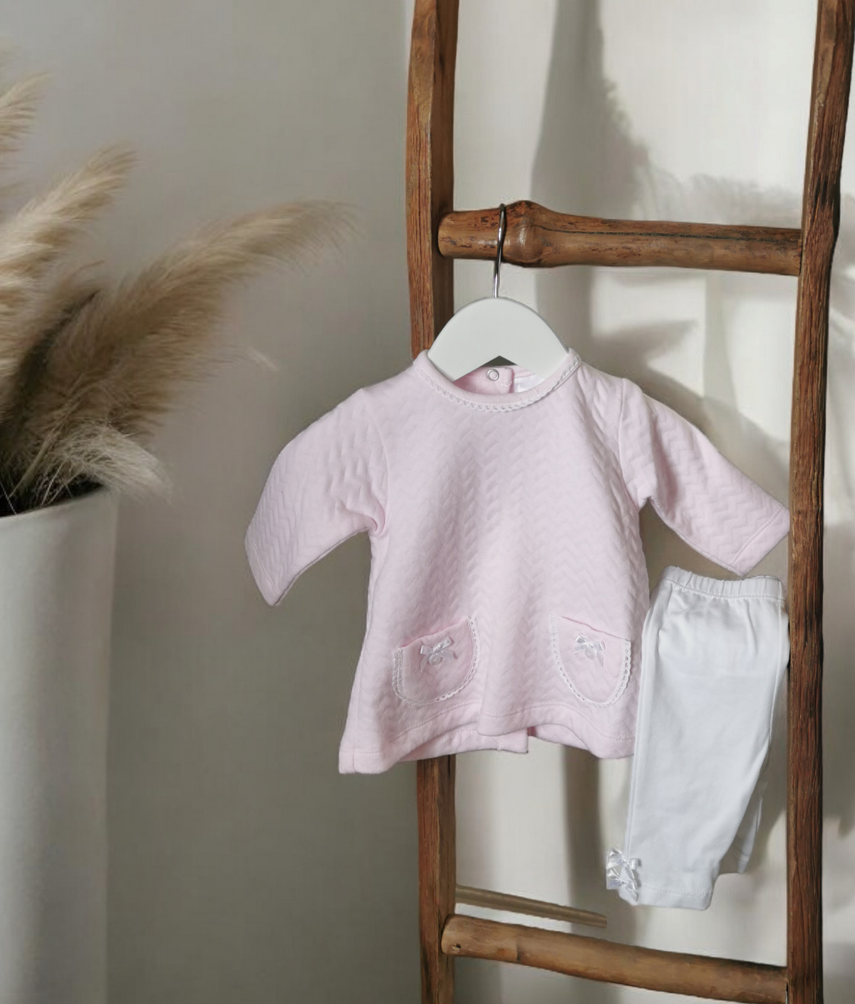 Little Luxe Blush Tunic Set