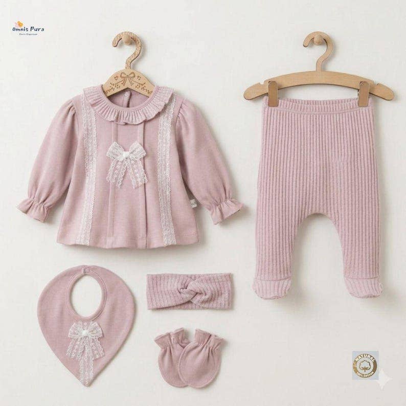 Elodie Vintage Lace 5-Piece Set