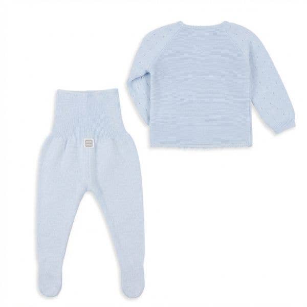 Bali Blue Knitted Baby Set