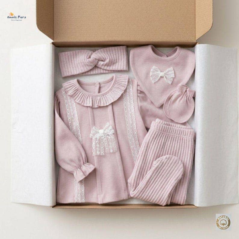 Elodie Vintage Lace 5-Piece Set