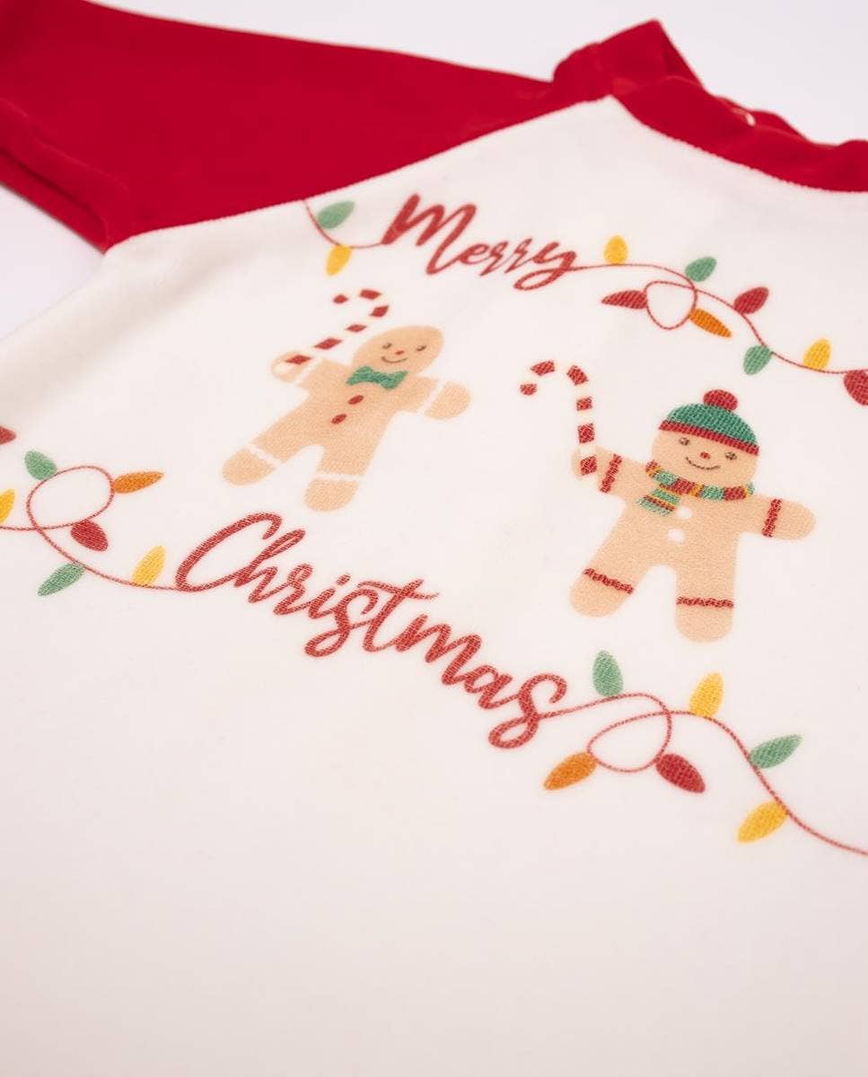 Gingerbread Wishes Christmas Babygrow