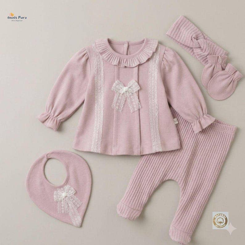 Elodie Vintage Lace 5-Piece Set