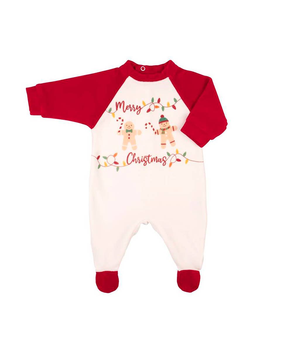 Gingerbread Wishes Christmas Babygrow