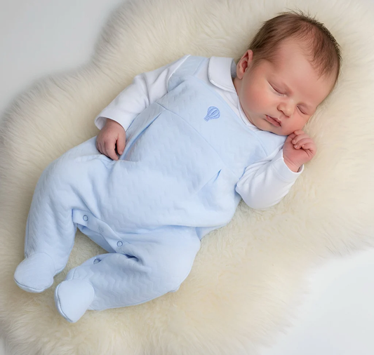 Theo Embroidered Sleepsuit