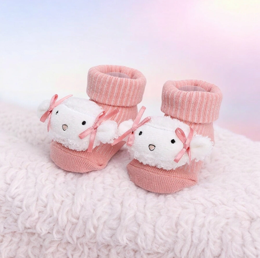 Baby animal socks with little lamb Chic Cuddles 