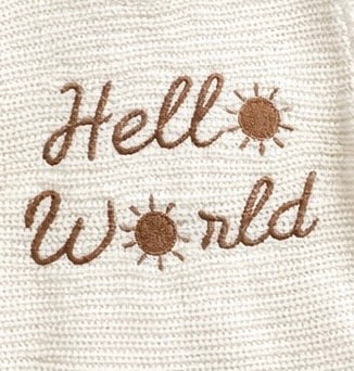“Hello World” Newborn Announcement Romper| Perfect for Coming Home - Ivory - Newborn