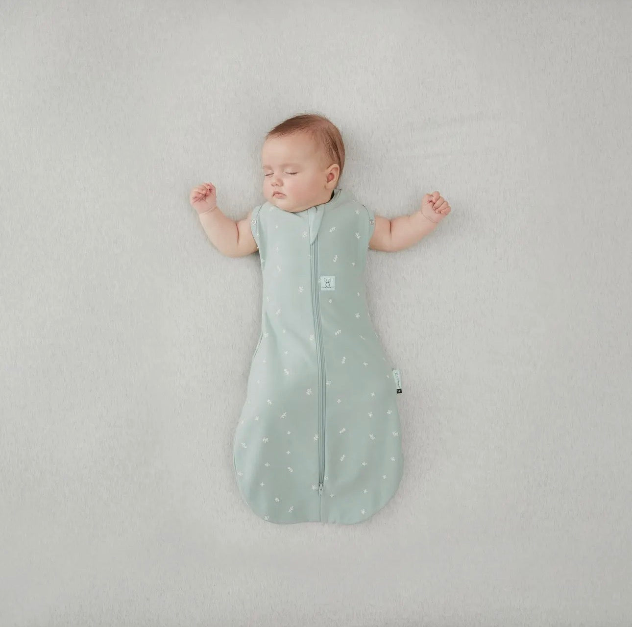 Ergopouch - Organic All Year Cocoon Swaddle  Sleeping Bag - Sage - 1.0 Tog