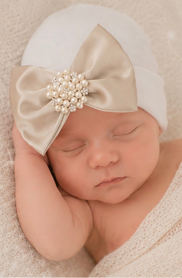 Goldie Bow Baby Girl Hospital Hat