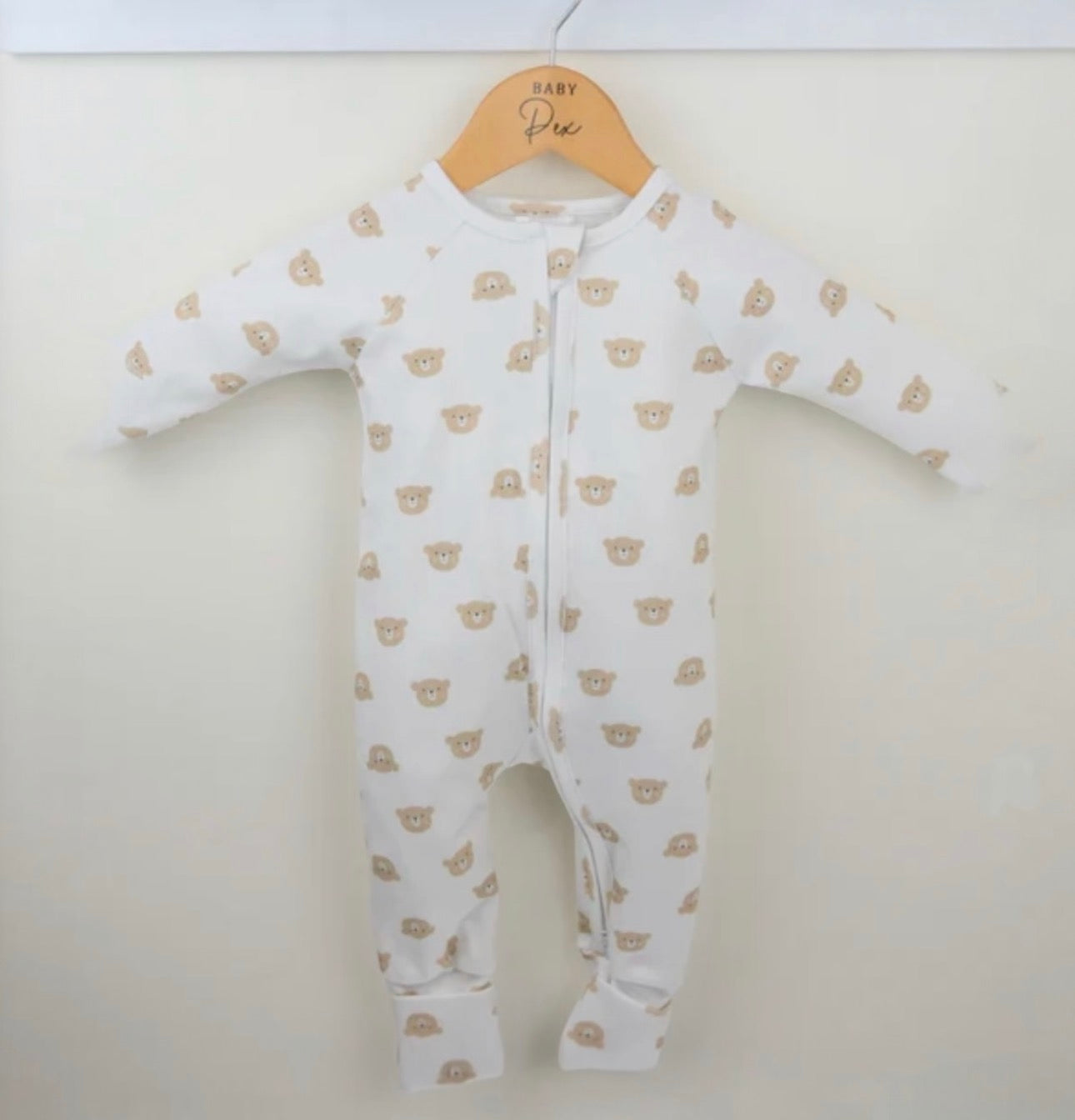 Little Teddy Zip Sleepsuit