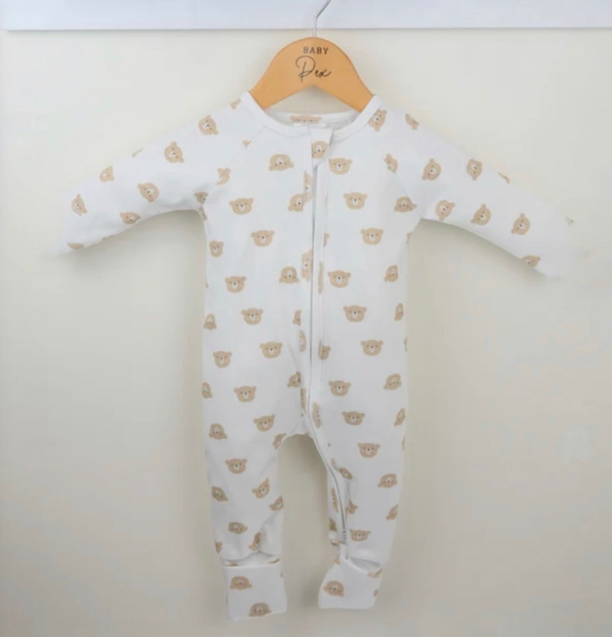 Little Teddy Zip Sleepsuit