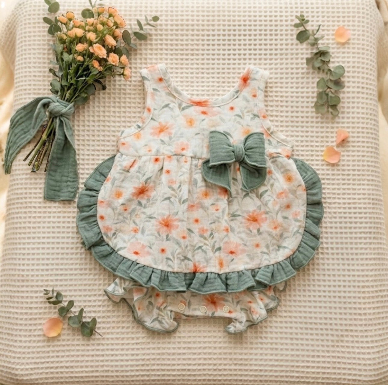 Sage Bloom Frill Set