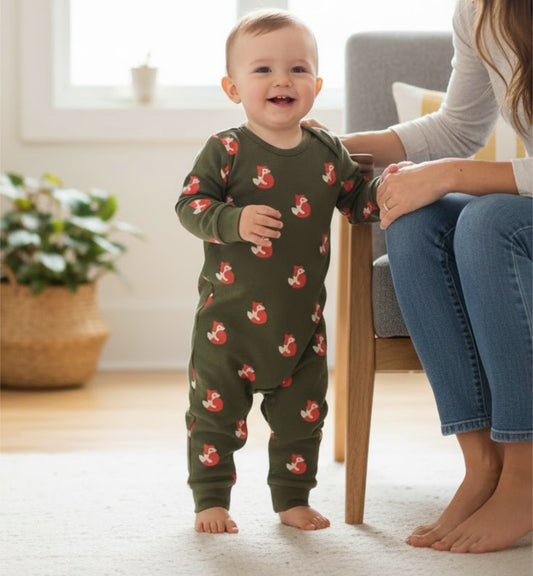 Little Fox Organic Romper Playsuit