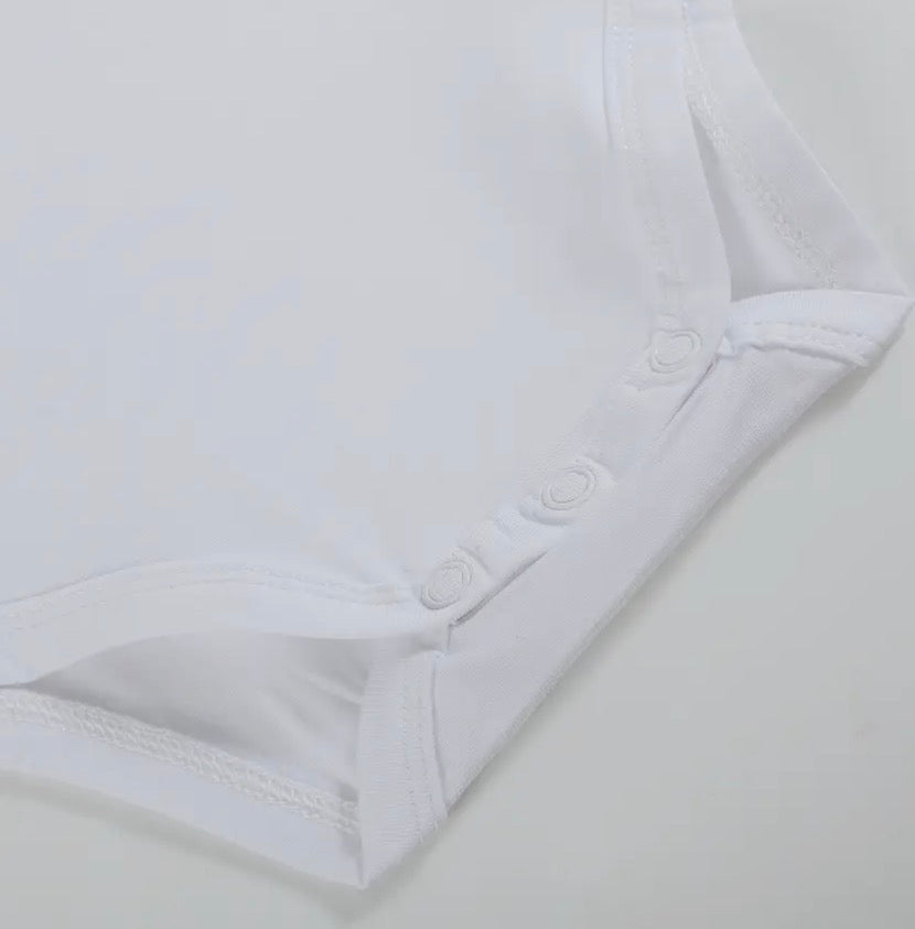 Frida White Frill Baby Bodysuit