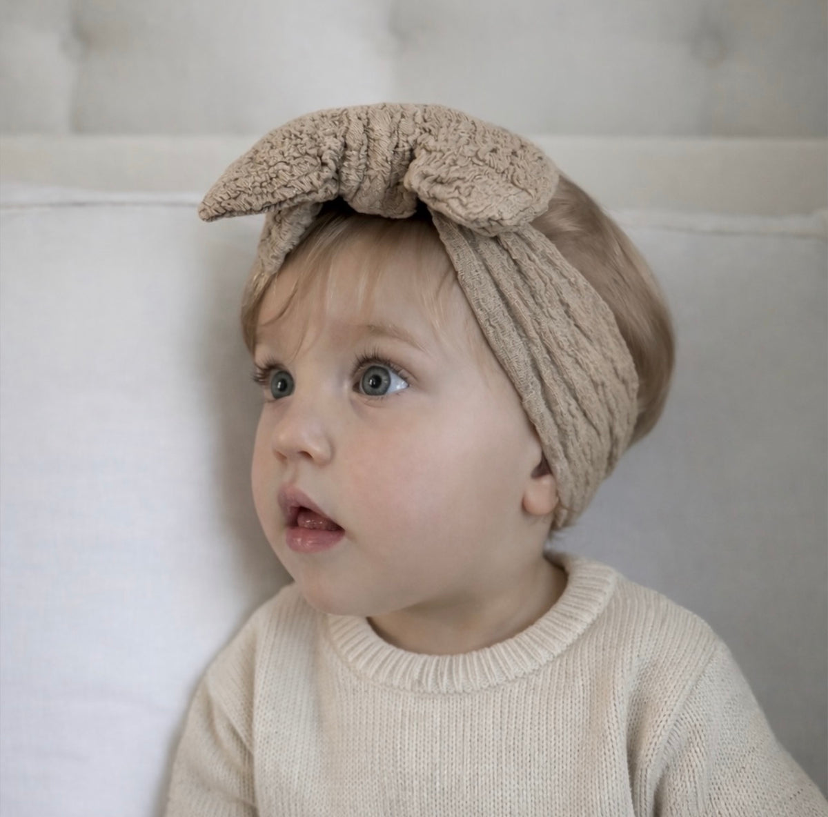 Oversized topknot headbands