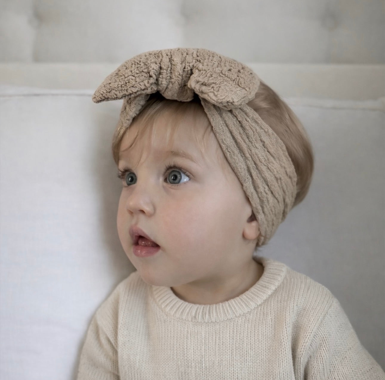 Oversized topknot headbands