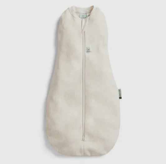 Ergopouch - Organic All Year Cocoon Swaddle  Sleeping Bag - Oatmeal - 1.0 Tog