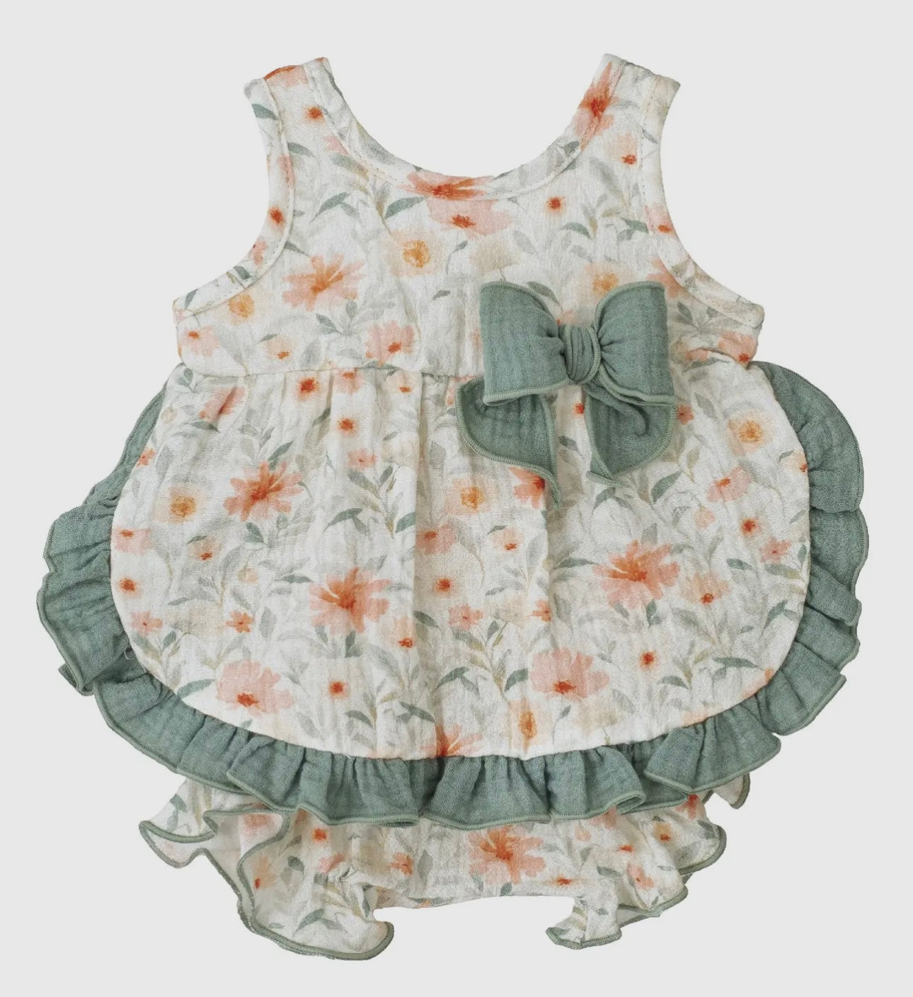 Sage Bloom Frill Set