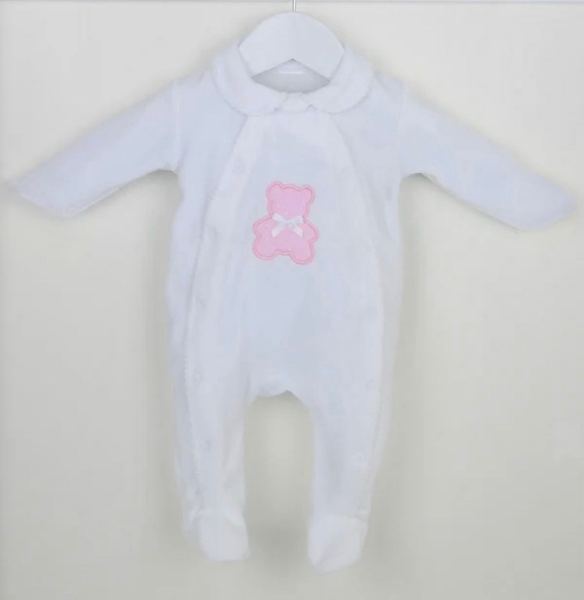 Rosie Bear Sleepsuit - Pink
