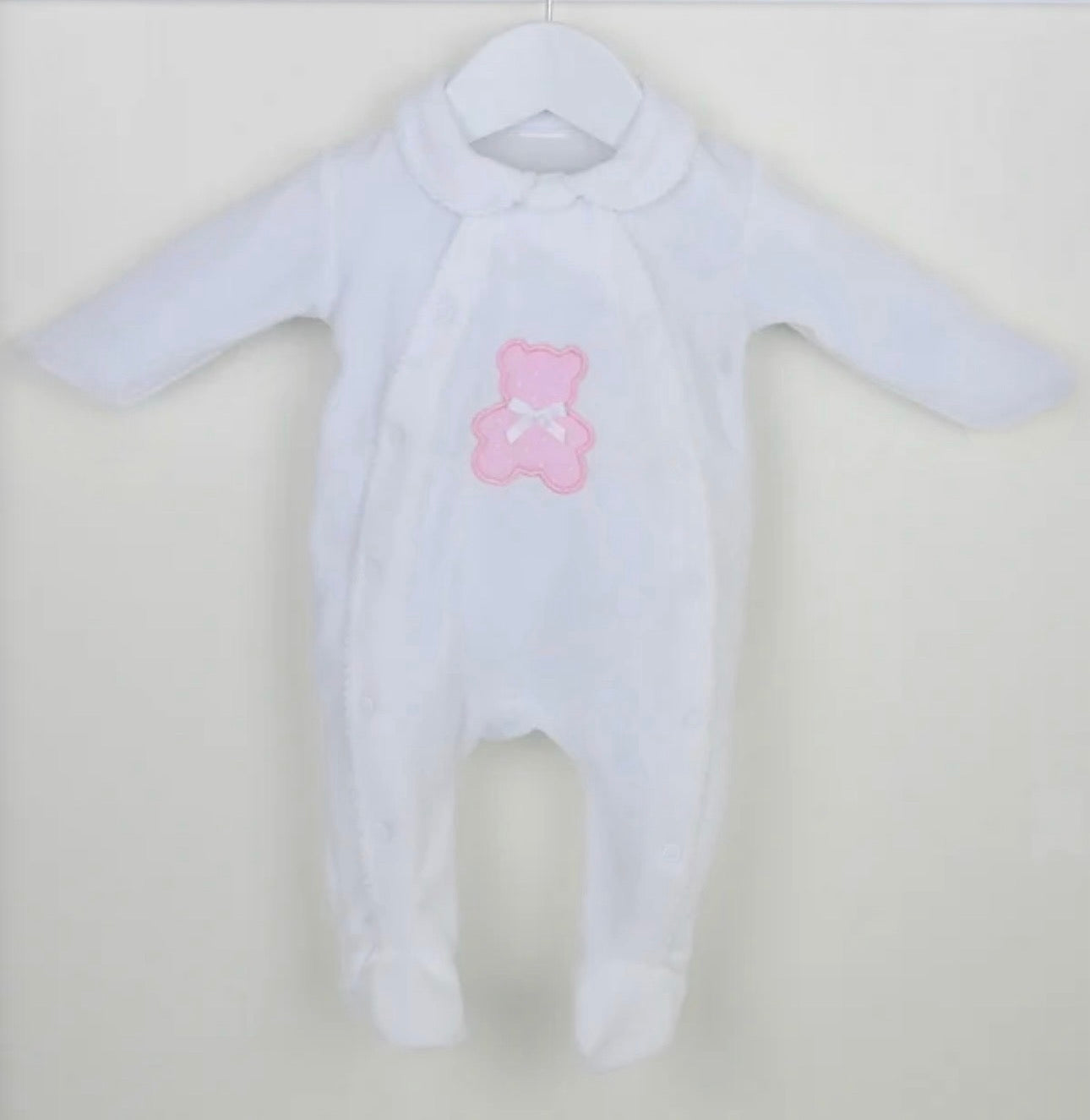 Rosie Bear Sleepsuit - Pink