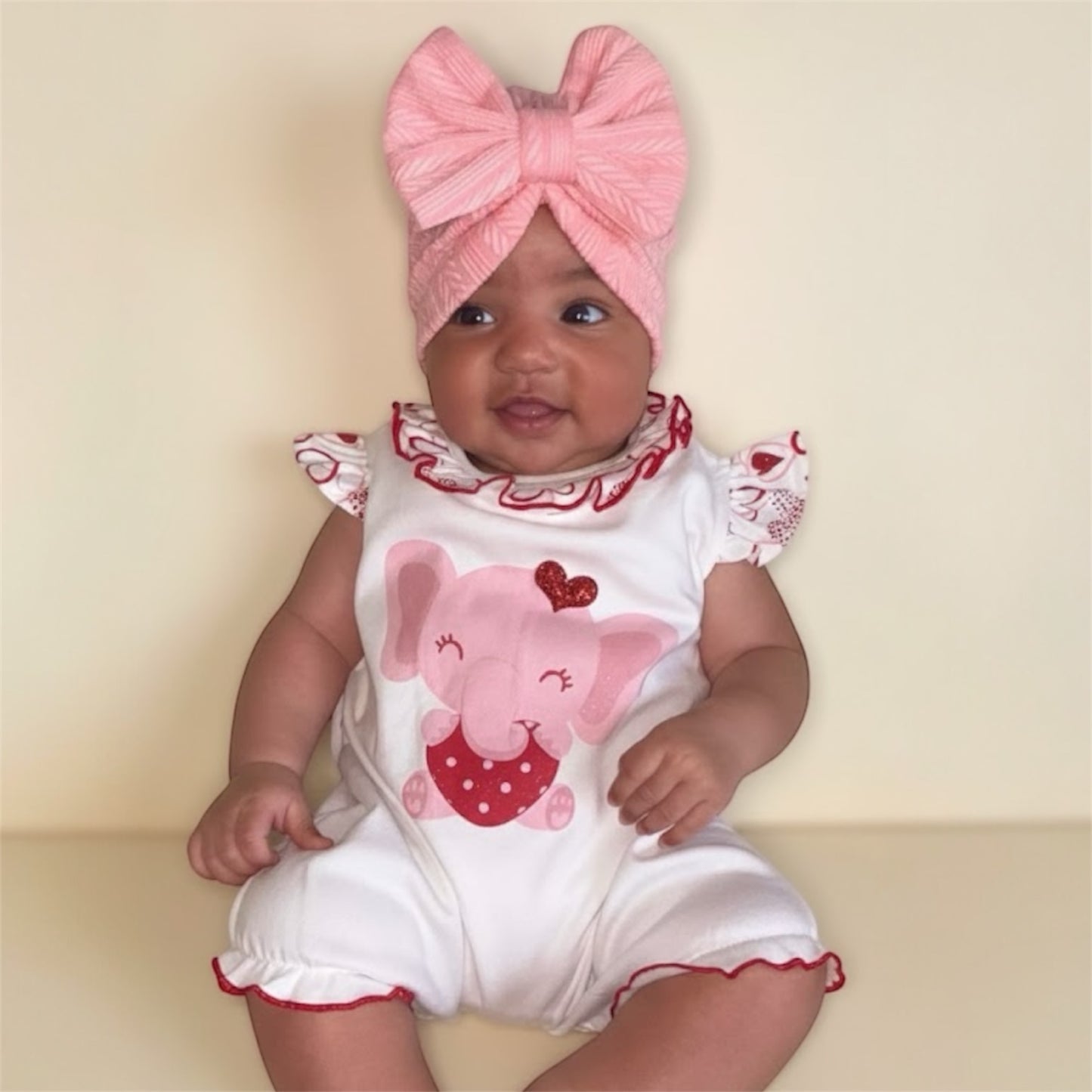 Emmie Elephant Organic Romper