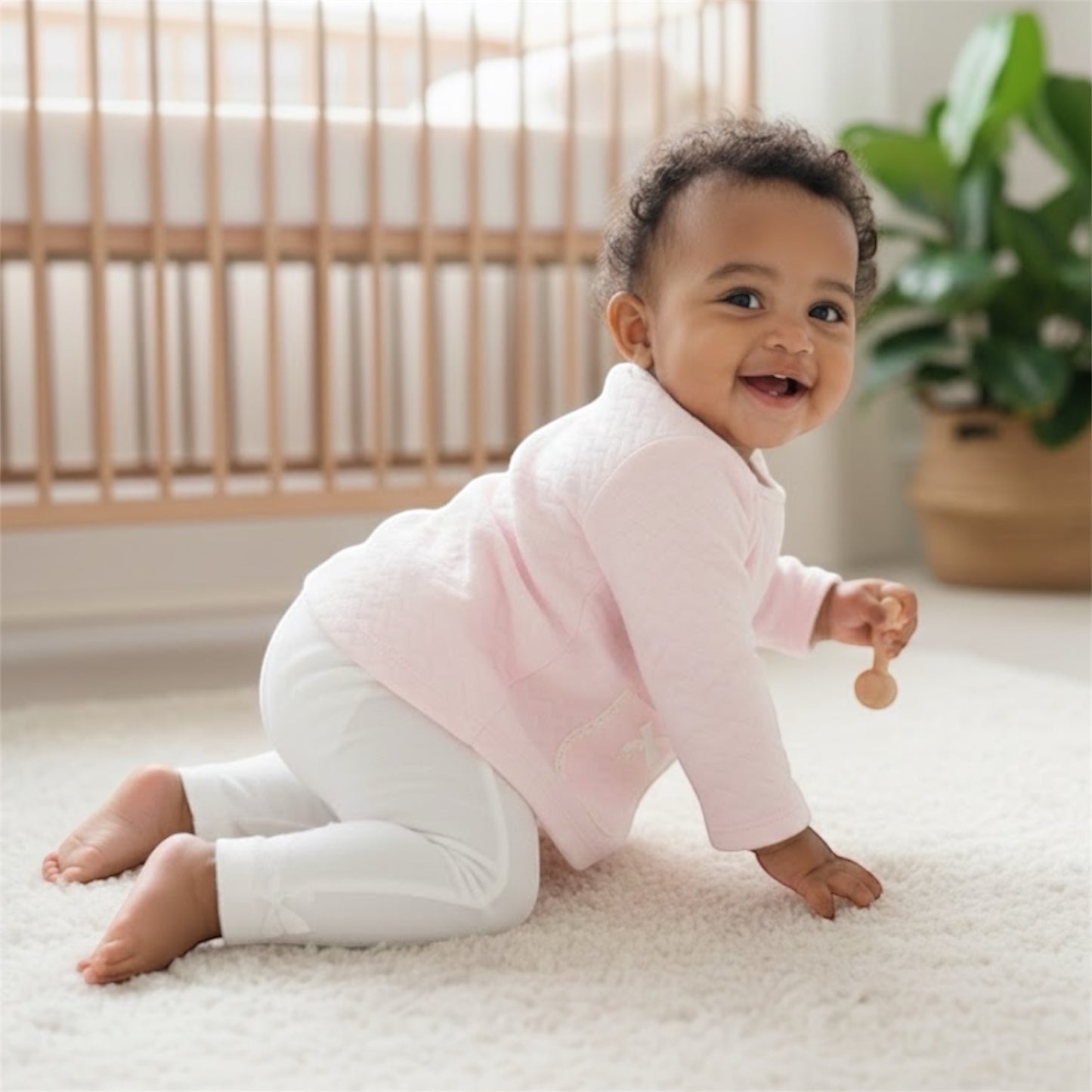 Little Luxe Blush Tunic Set