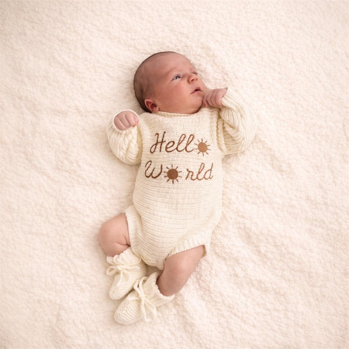 Hello World Newborn Coming Home 2 Piece Set