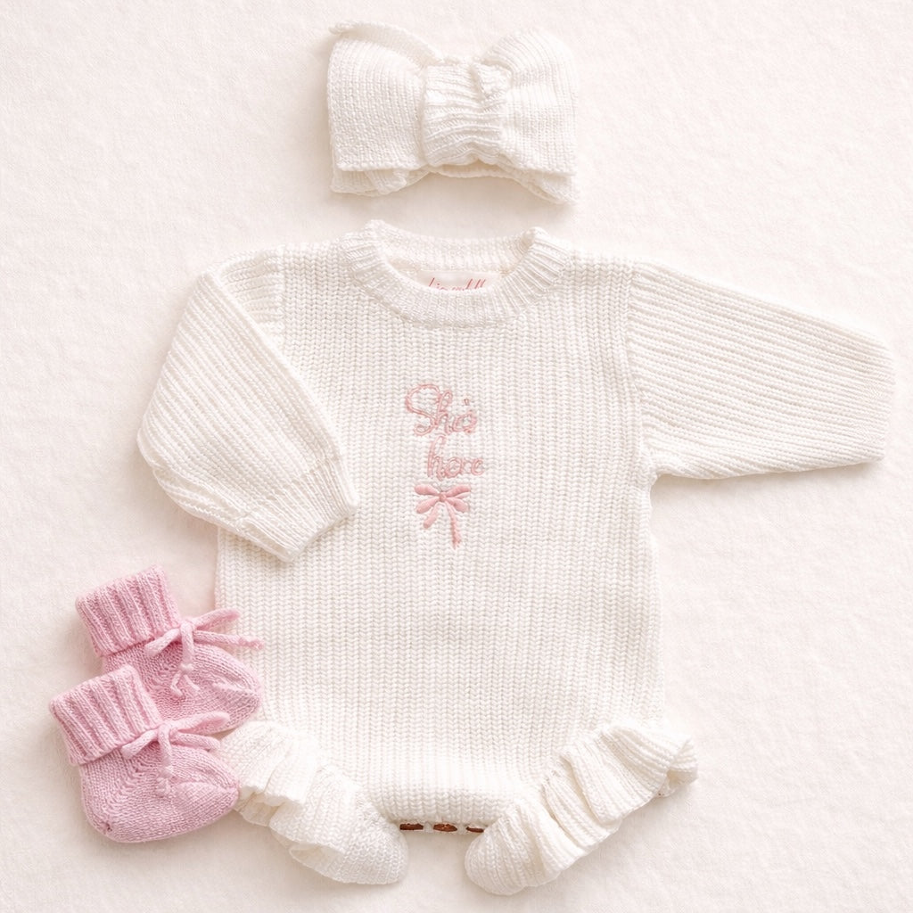 She’s Here Baby Girl Coming Home Gift Set