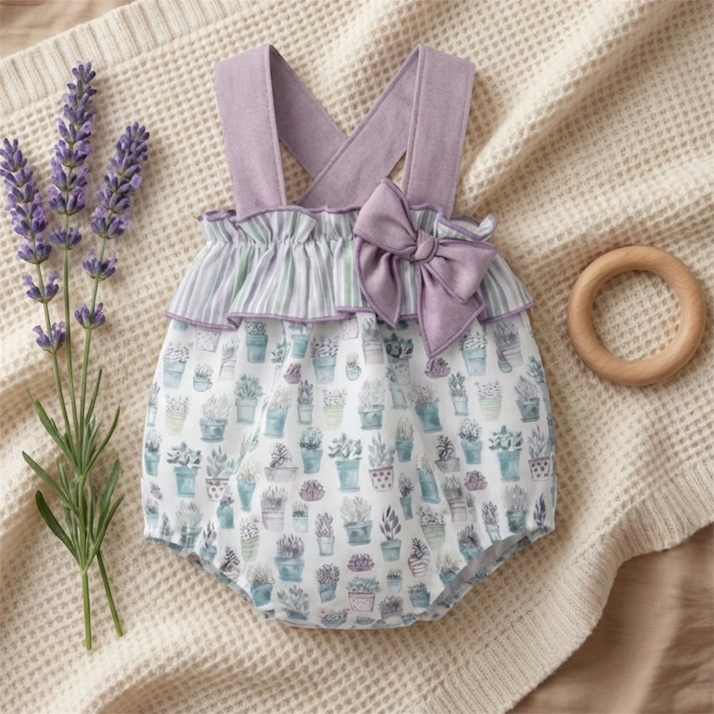 Secret Garden Pinafore Romper