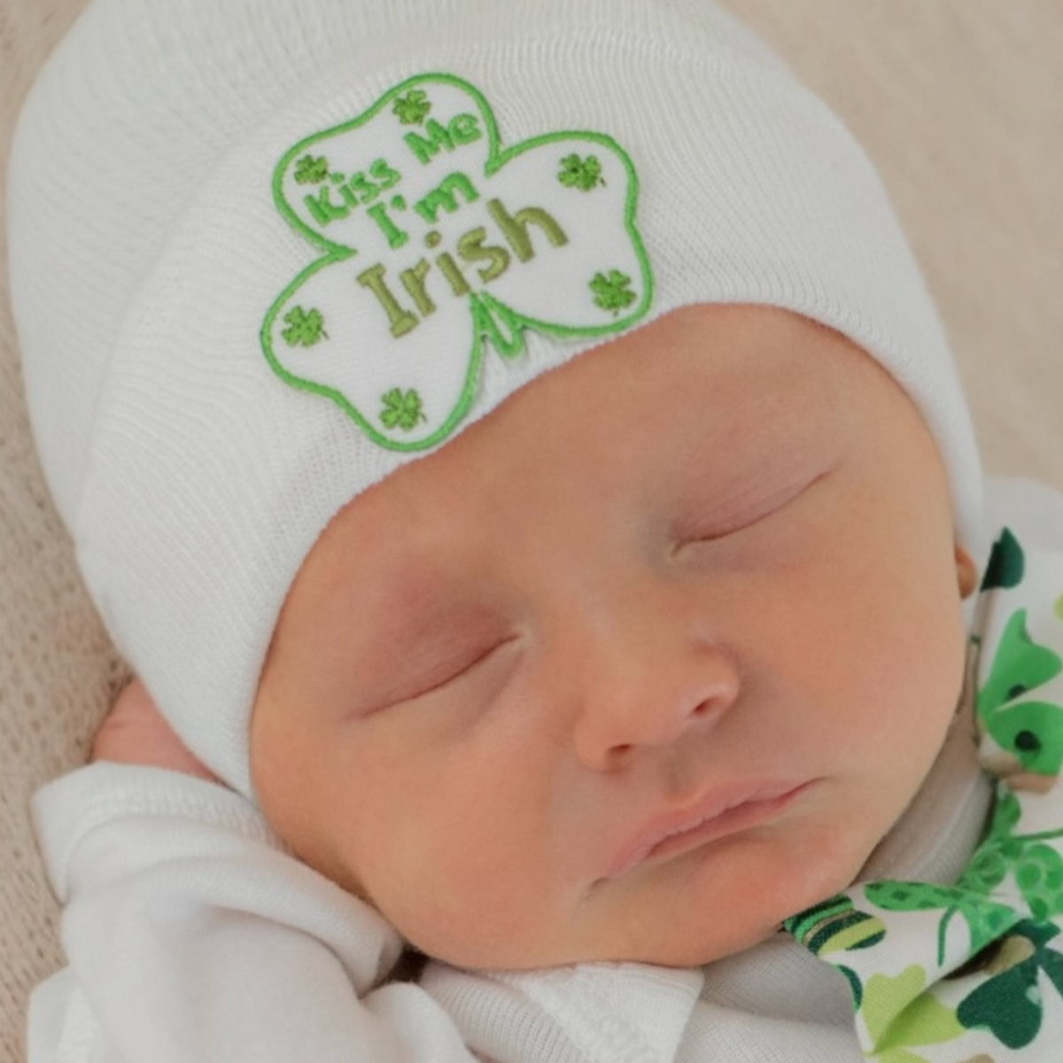 Kiss Me Clover Hospital Hat