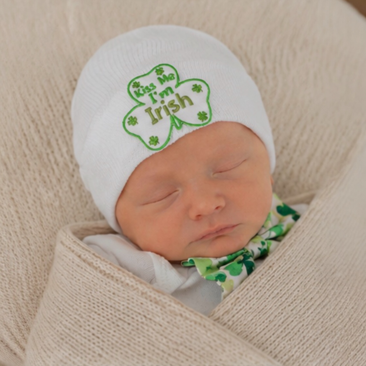 Kiss Me Clover Hospital Hat