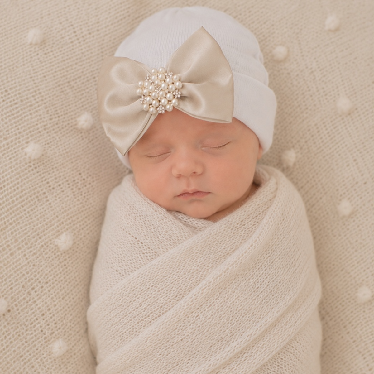 Goldie Bow Baby Girl Hospital Hat