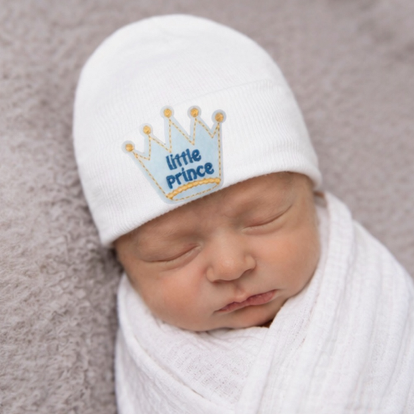 Little Prince Newborn Hospital Hat