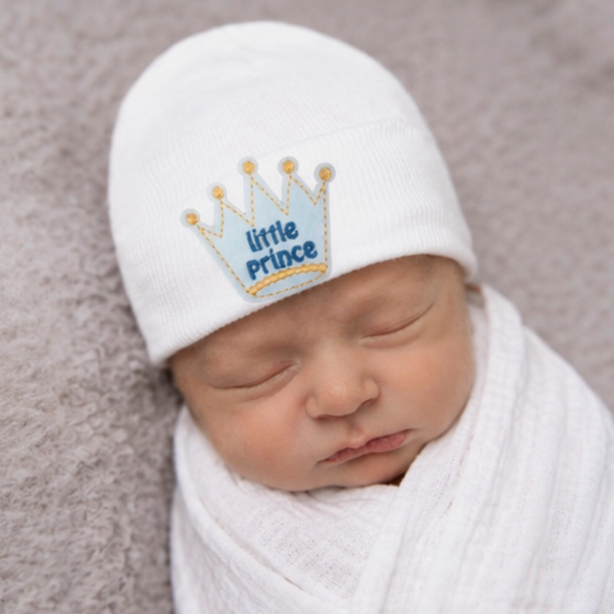 Little Prince Newborn Hospital Hat