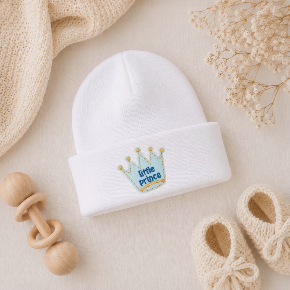 Little Prince Newborn Hospital Hat
