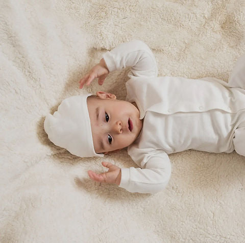 Natural Baby Cap - Organic Cotton Unisex Cap