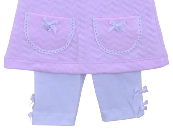Little Luxe Blush Tunic Set