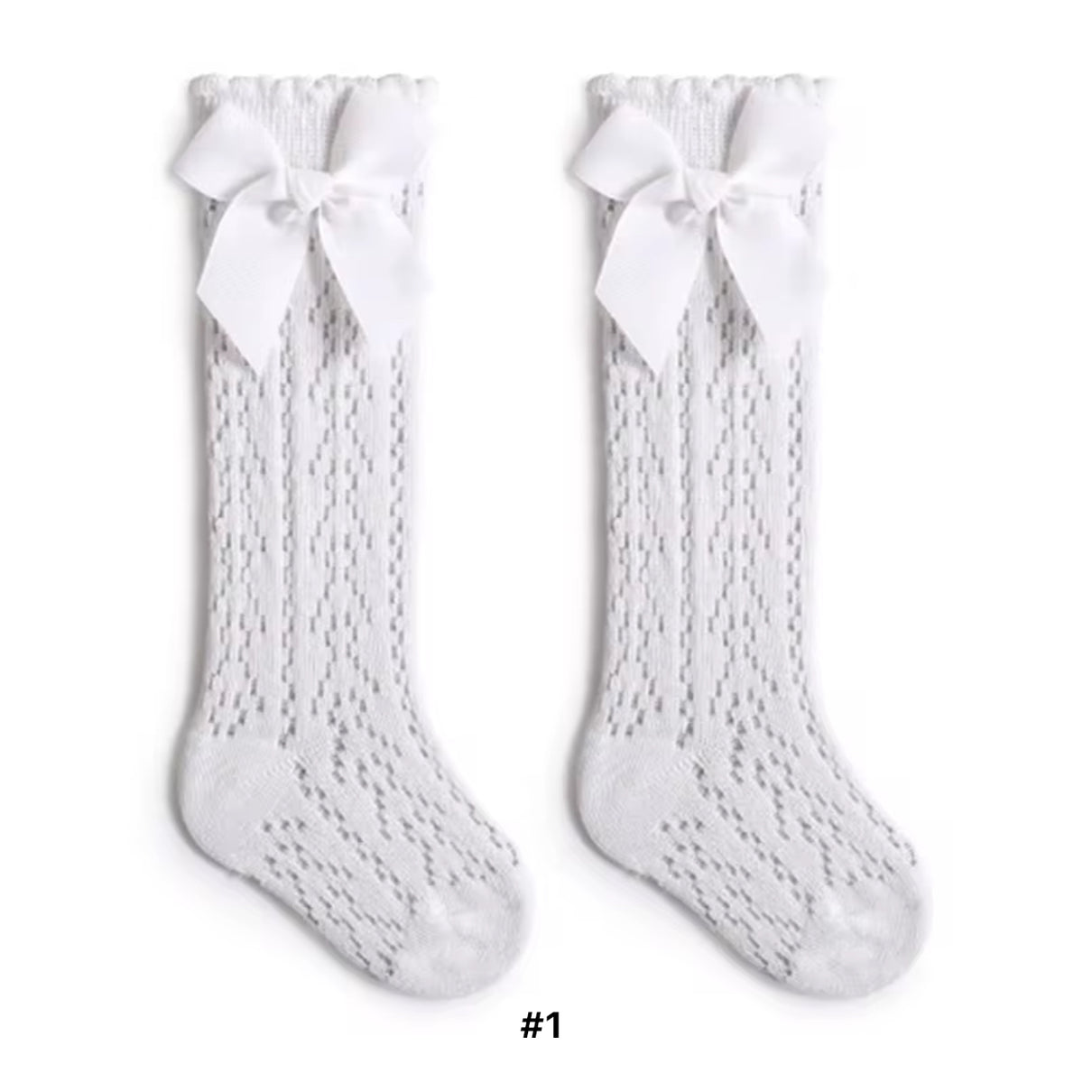 Gracie Knee Socks With Luxury Bow